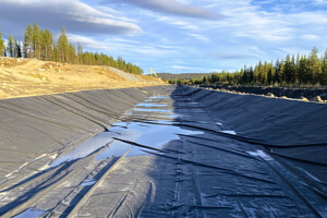 Geomembran av gummi